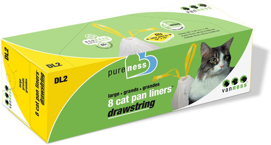 Van Ness DEL2 Large Drawstring Liner Animals & Pet Supplies > Pet Supplies > Cat Supplies > Cat Litter Box Liners Van Ness   