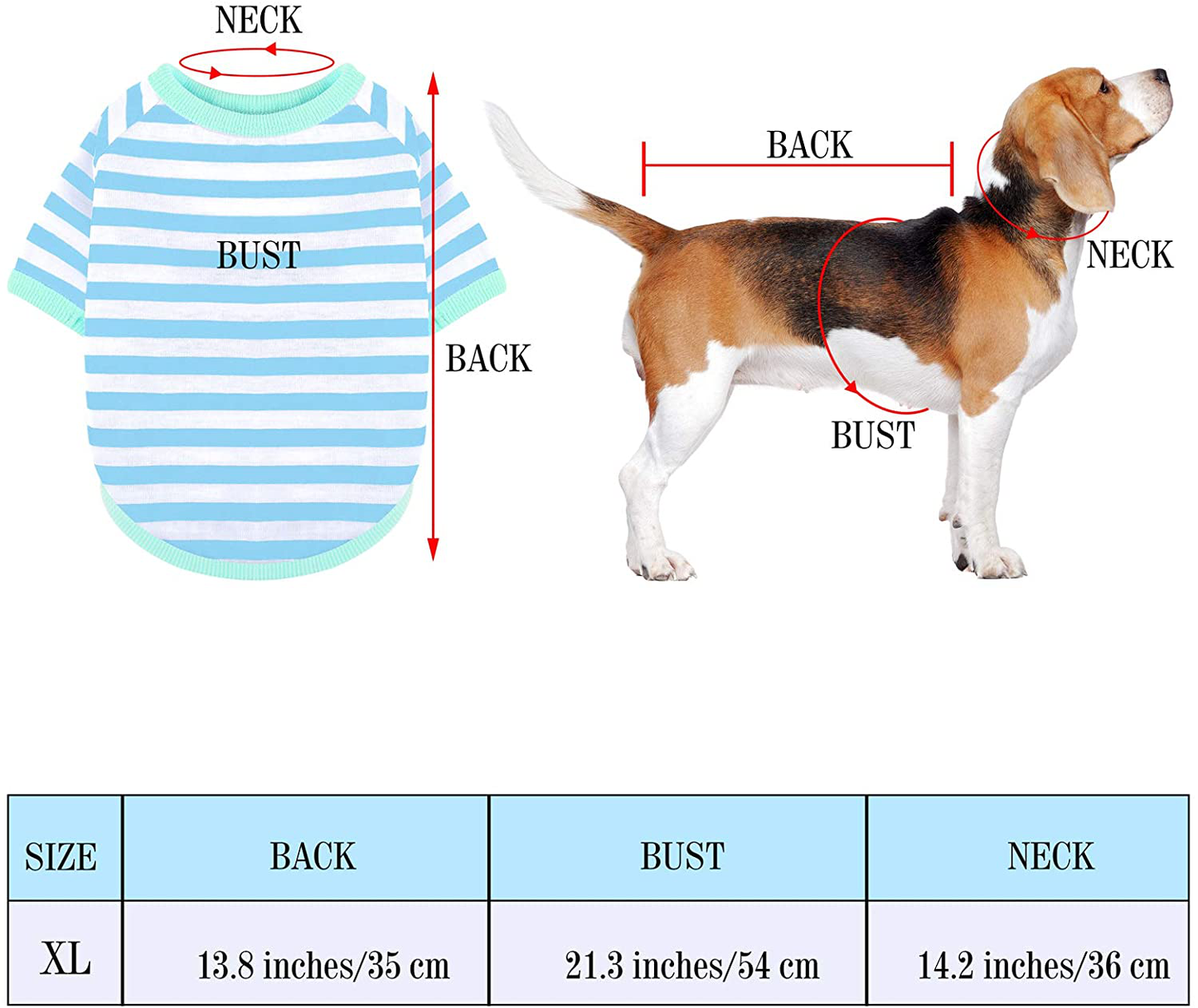 URATOT 9 Pieces Dog Striped T-Shirt Colorful Dog Shirt Pet Breathable Striped Outfits Puppy T-Shirts Apparel for Dog Cat Boy and Girl Pet Puppy Sweatshirt for Small Medium Large Dog Cat (XL) Animals & Pet Supplies > Pet Supplies > Dog Supplies > Dog Apparel URATOT   