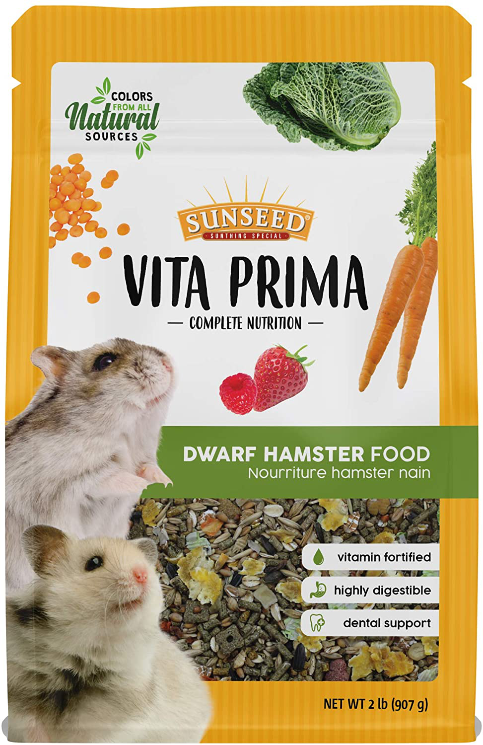 Sun Seed Vita Prima Dwarf Hamster Food Animals & Pet Supplies > Pet Supplies > Small Animal Supplies > Small Animal Food Sun Seed   
