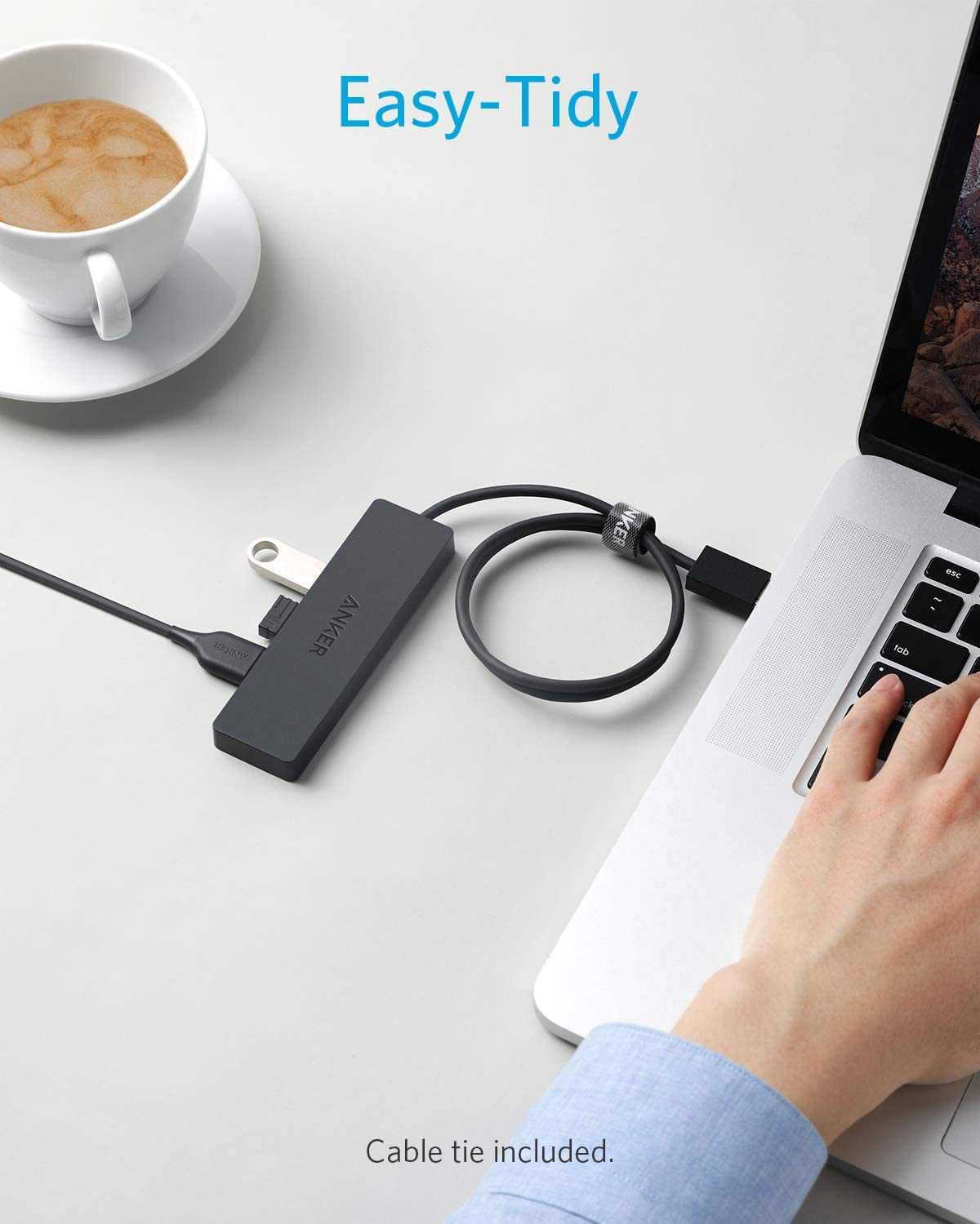 Anker 4-Port USB 3.0 Hub, Ultra-Slim Data USB Hub with 2 Ft Extended Cable [Charging Not Supported], for Macbook, Mac Pro, Mac Mini, Imac, Surface Pro, XPS, PC, Flash Drive, Mobile HDD Animals & Pet Supplies > Pet Supplies > Reptile & Amphibian Supplies > Reptile & Amphibian Substrates Anker   