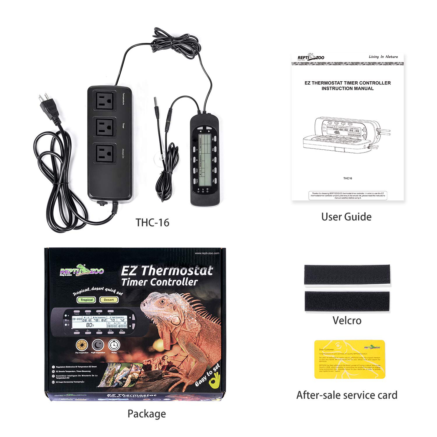 REPTI ZOO Reptile Thermostat Digital Outlet Temperature Timer Troptical or Desert Mode with Day Night Control for Aquarium Reptiles Terrarium Humidistat Mushroom Fermentation,Easy Setup (THC16) Animals & Pet Supplies > Pet Supplies > Small Animal Supplies > Small Animal Habitat Accessories REPTI ZOO   