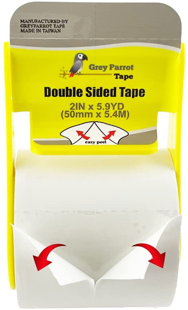 Greyparrot Cat Scratch Deterrent Furniture Protector Tape for Sofa, Doors, Clear Couch Protectors from Cats Scratching, anti Cat Scratch Tape Guards, Cat Couch Corner Protectors, Double Sided Tape Animals & Pet Supplies > Pet Supplies > Cat Supplies > Cat Furniture GreyParrot Tape   