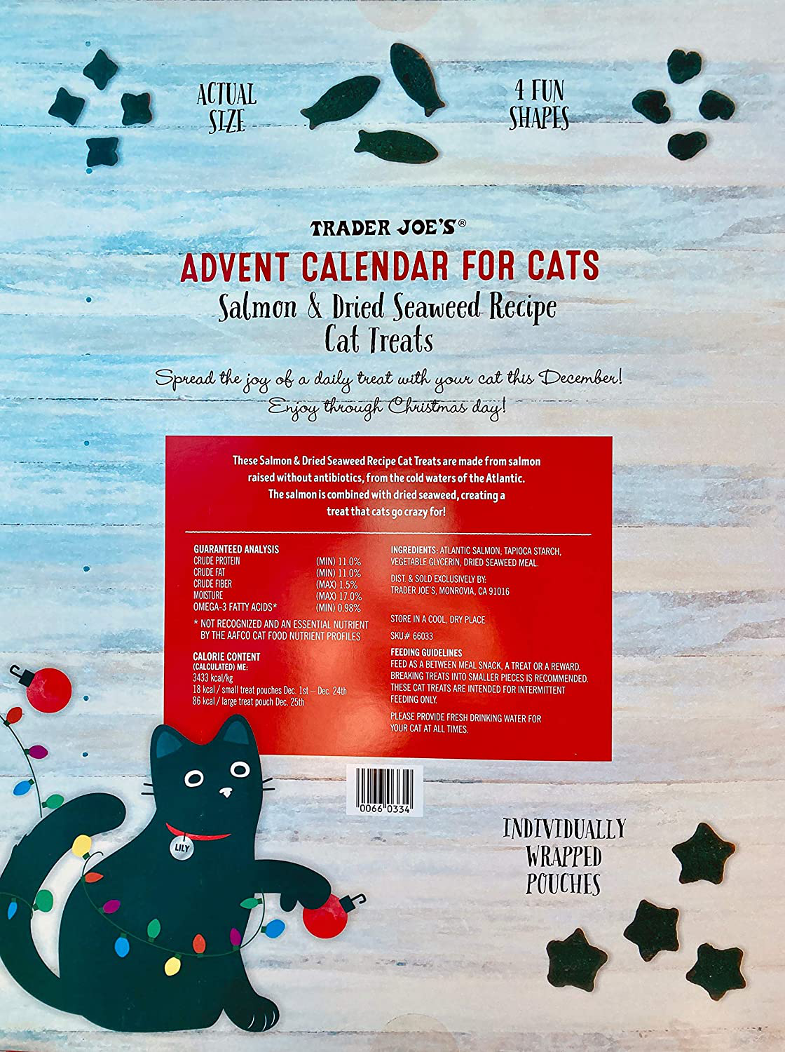 Trader Joe'S Advent Calendar for Cats - Salmon and Dried, No Color, Size No Size Animals & Pet Supplies > Pet Supplies > Cat Supplies > Cat Treats Trader Joe's Advent Calendar for Cats   