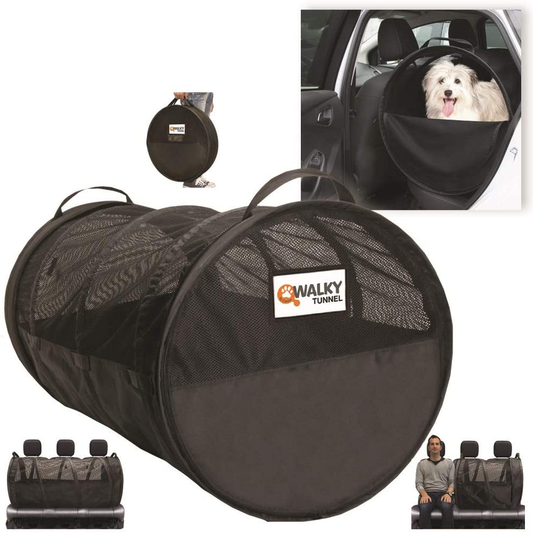 Walky Tunnel Pet Travel Tube Automotive Pet Barrier,Seat Protector, Pet Travel Crate Animals & Pet Supplies > Pet Supplies > Dog Supplies > Dog Kennels & Runs Walky Tunnel   