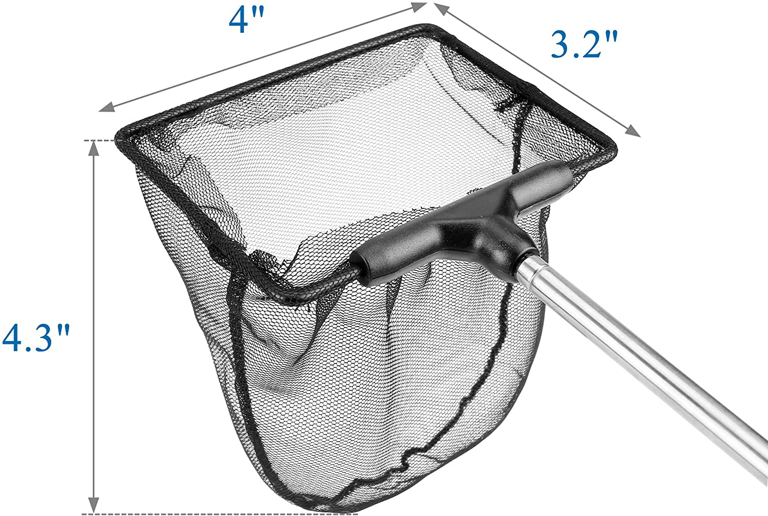 Lpraer Aquarium Fish Net with Extendable Stainless Steel Long Handle Fine Mesh Net for Fish Tank Animals & Pet Supplies > Pet Supplies > Fish Supplies > Aquarium Fish Nets Lpraer   