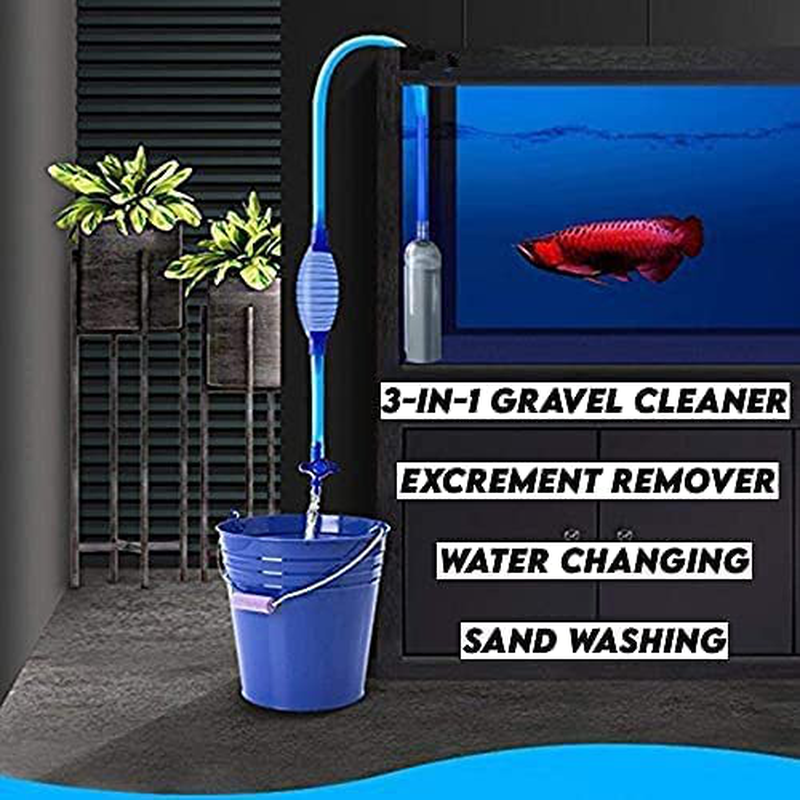 LL Products Gravel Vacuum for Aquarium - Fish Tank Gravel Cleaner- Aquarium Vacuum Cleaner -Aquarium Siphon Animals & Pet Supplies > Pet Supplies > Fish Supplies > Aquarium Gravel & Substrates LL Products   