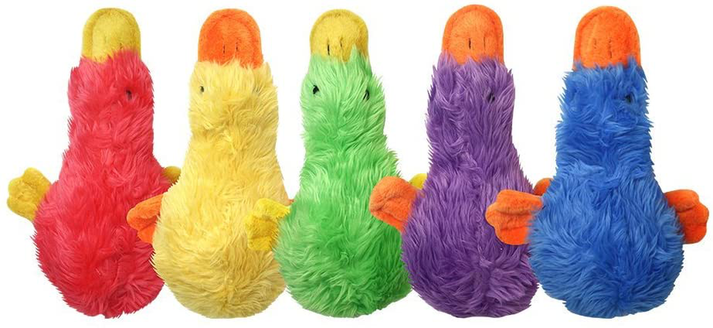 Multipet Duckworth Plush Dog Toy 13"- Assorted Colors