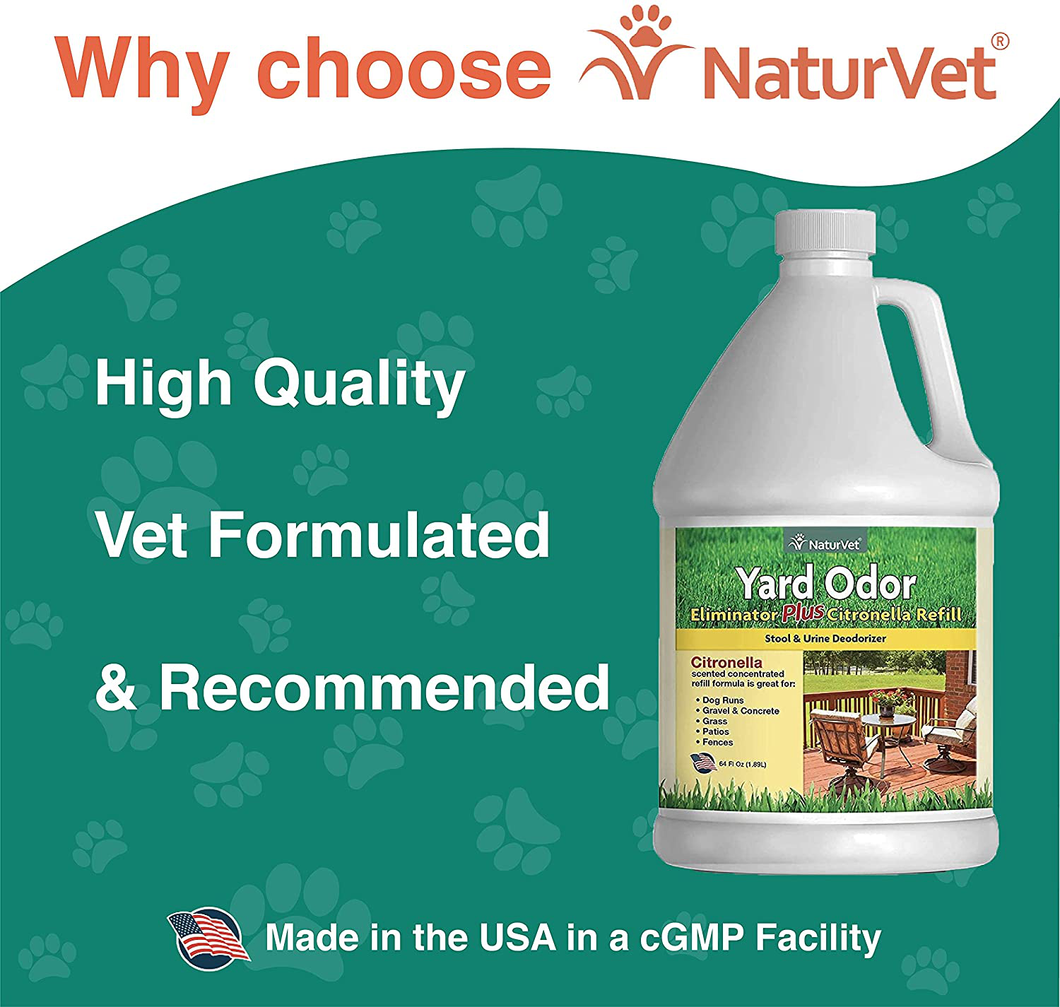 Naturvet yard odor eliminator online plus citronella