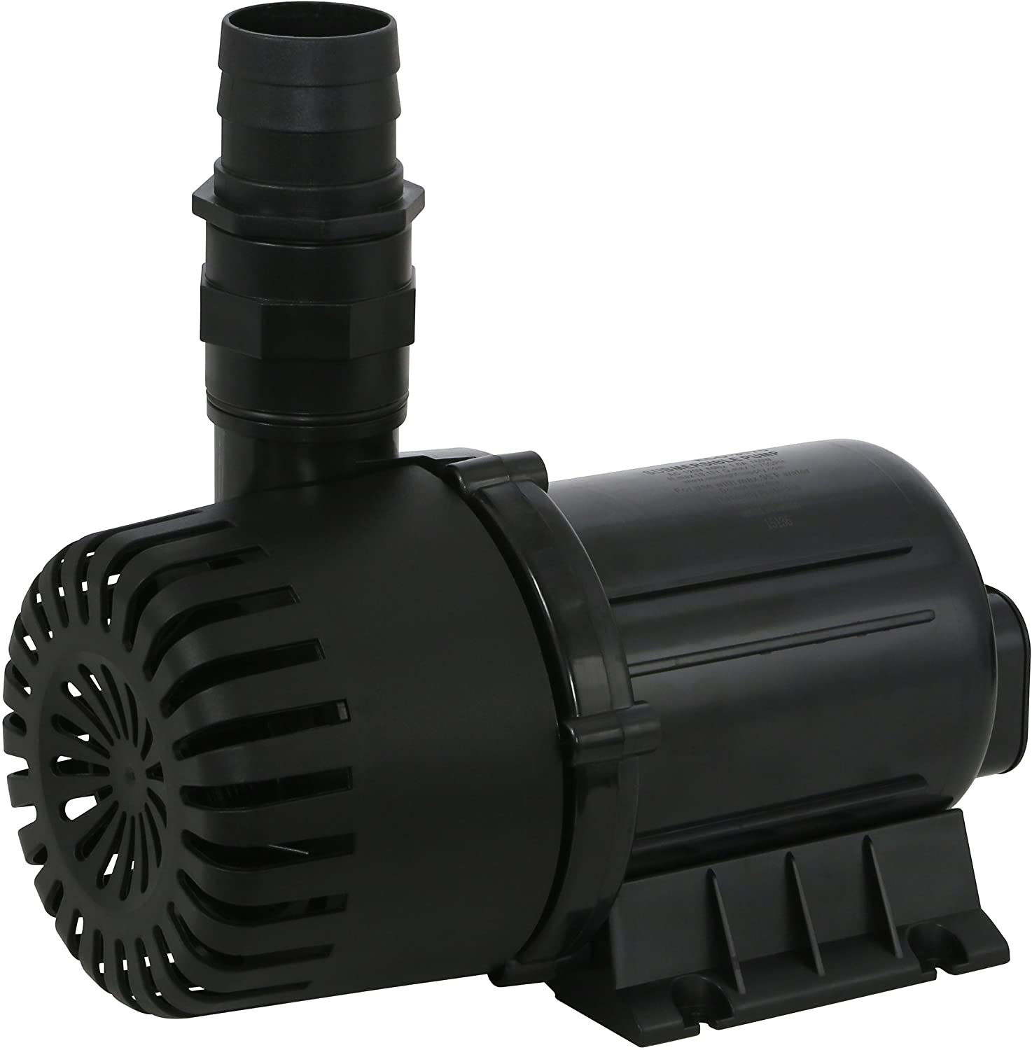 Ecoplus Eco 185 Water Pump Fixed Flow Submersible or Inline for Aquariums, Ponds, Fountains & Hydroponics - UL Listed, 158 GPH, Black Animals & Pet Supplies > Pet Supplies > Fish Supplies > Aquarium & Pond Tubing Ecoplus Ink Fixed Flow 3170 GPH 