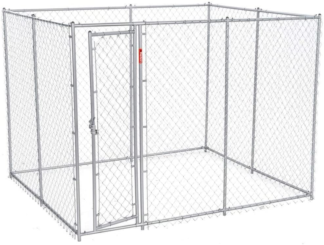 Lucky Dog 10 X 5 X 6 Heavy Duty Outdoor Chain Link Dog House Kennel (2 Pack) Animals & Pet Supplies > Pet Supplies > Dog Supplies > Dog Kennels & Runs Lucky Dog   