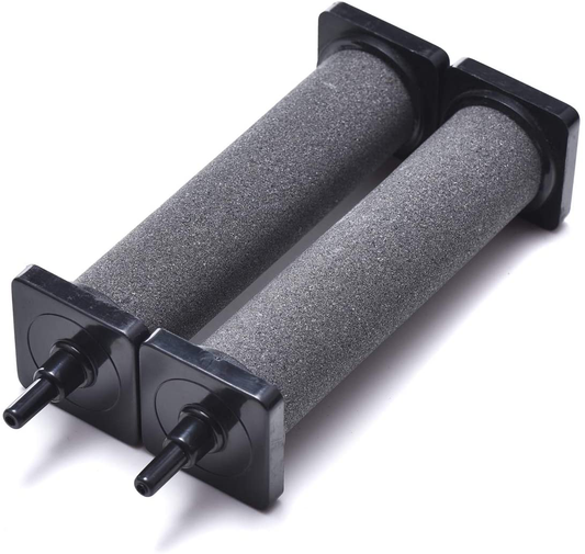 Alegi Air Stone Cylinder Bubbler for Hydroponic Systems,Aquarium or Fish Tank- 5.3 Inch 2 Pack