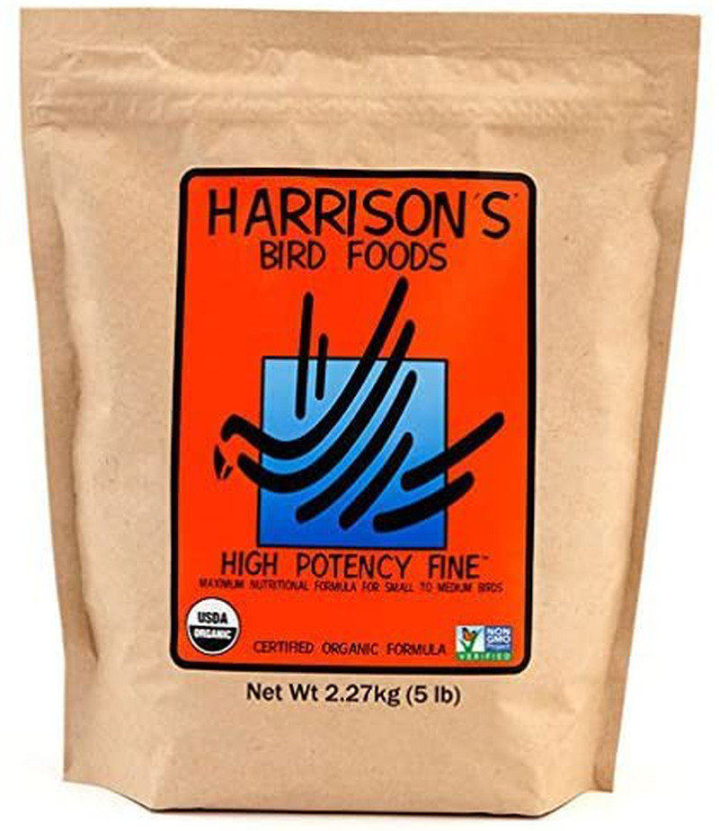 Harrison'S Bird Foods High Potency Fine 5Lb … Animals & Pet Supplies > Pet Supplies > Bird Supplies > Bird Food Harrison's Bird Foods   