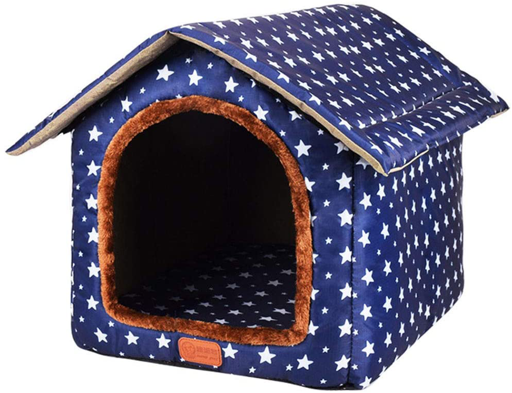 Runing Pet Dog House Room Cat Tent Bed, Kitty House Self Warming Dog Cat Bed Pet Crates for Dogs Portable Folding Kennel for Pets Indoor Outdoor Animals & Pet Supplies > Pet Supplies > Dog Supplies > Dog Houses Runing Pet A Medium 
