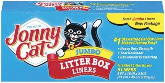 Jonny Cat Cat Litter Box Liners 5 / Box Animals & Pet Supplies > Pet Supplies > Cat Supplies > Cat Litter Box Liners Oil-Dri Corp   