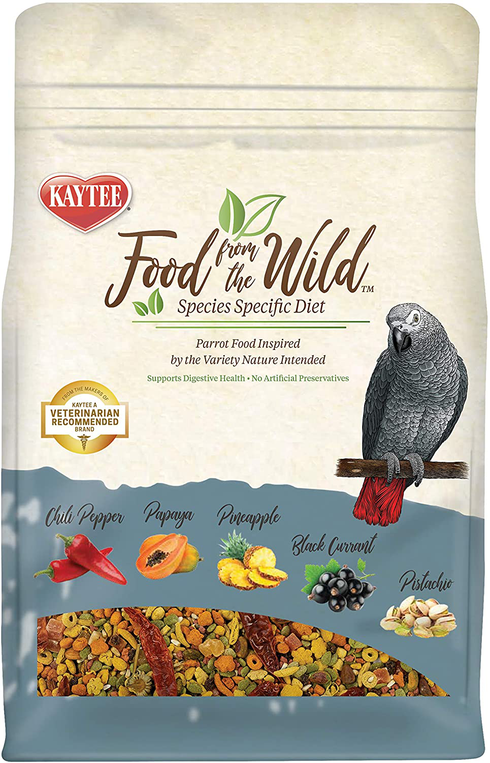 Kaytee Food from the Wild, Parrot Food, 2.5 Pounds Animals & Pet Supplies > Pet Supplies > Bird Supplies > Bird Food Kaytee   