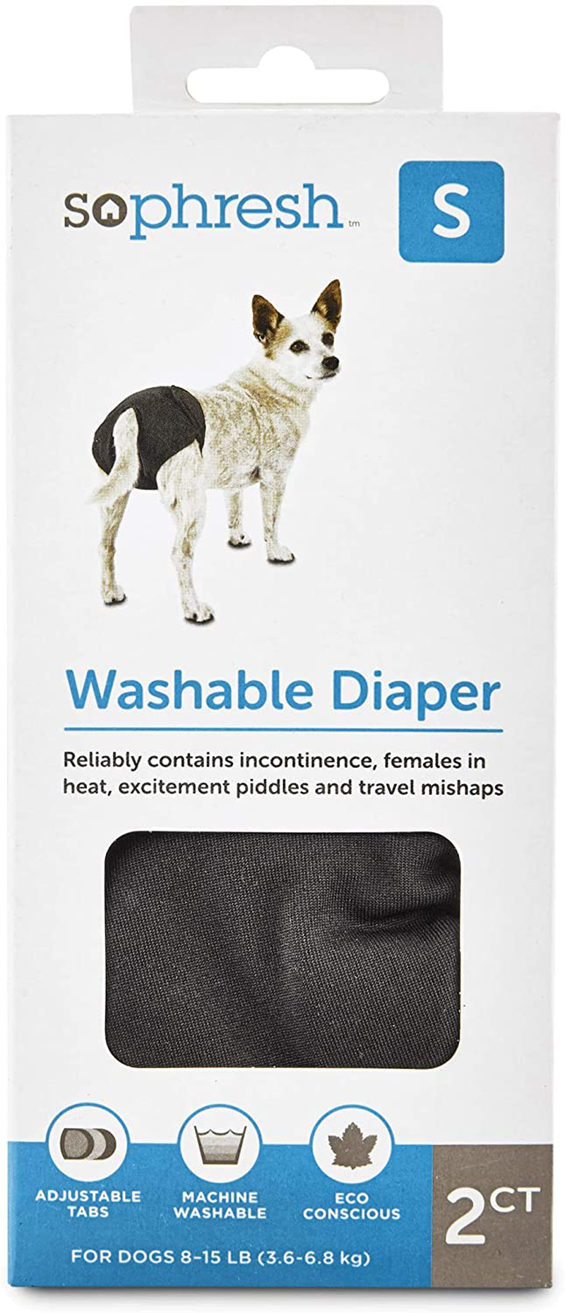 Petco Brand - so Phresh Washable Diaper for Dogs, Small