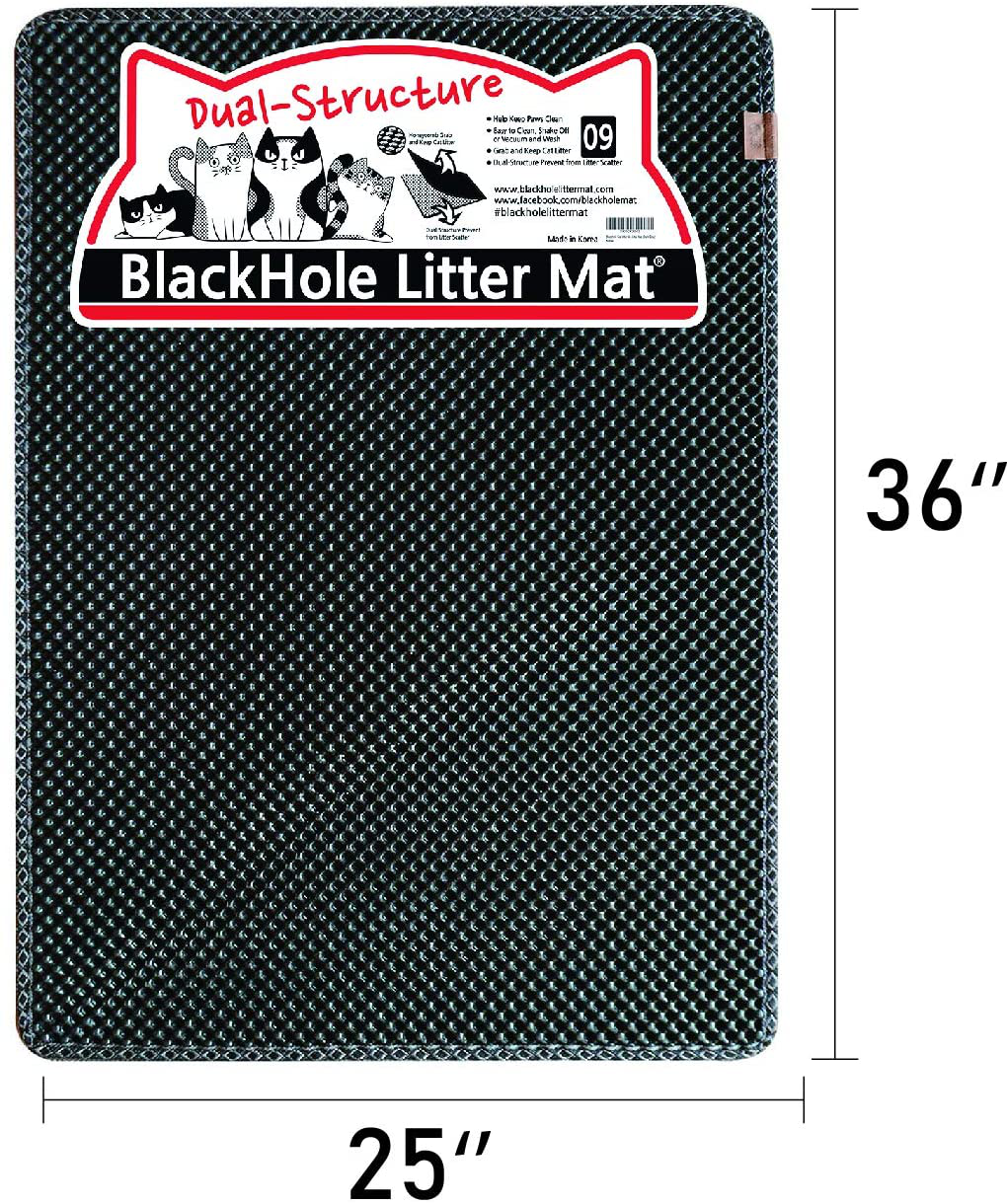 Blackhole Litter Mat Blackhole Cat Litter Mat - Extra-Large Size Rectangular 36" X 25"… Animals & Pet Supplies > Pet Supplies > Cat Supplies > Cat Litter Box Mats BlackHole Litter Mat   