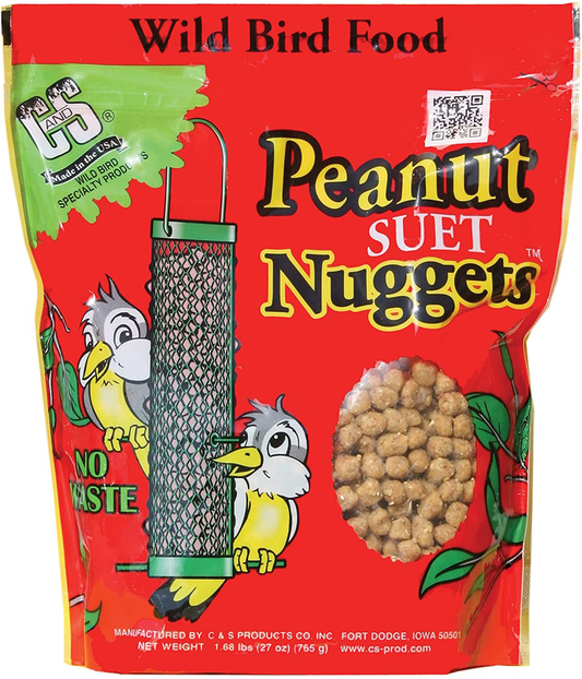 C&S Wild Bird Food Nuggets 27 Ounces, 6 Pack Animals & Pet Supplies > Pet Supplies > Bird Supplies > Bird Food C&S Peanut  