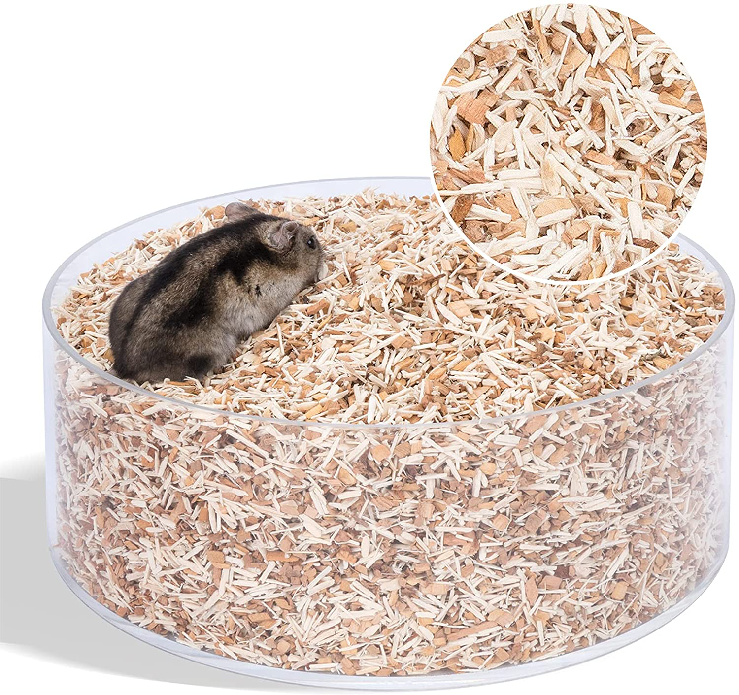 Niteangel Natural & Soft Hamster Bedding for Syrian Dwarf Hamsters Gerbils Mice Degus or Other Small-Sized Pet