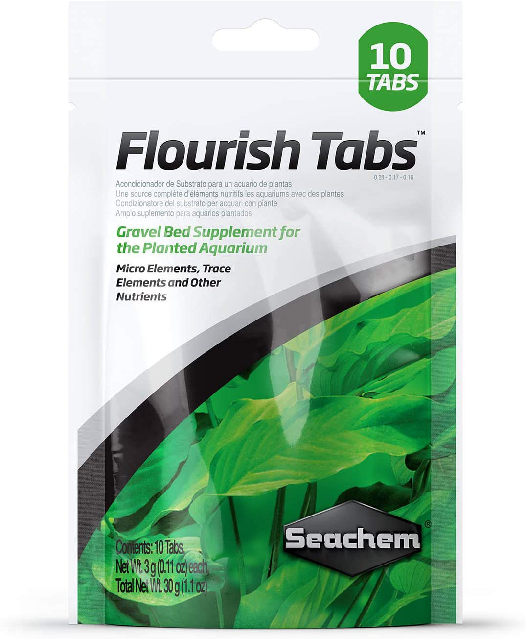 Seachem Flourish Tabs Growth Supplement - Aquatic Plant Stimulant 10 Ct Animals & Pet Supplies > Pet Supplies > Fish Supplies > Aquarium Gravel & Substrates Seachem   