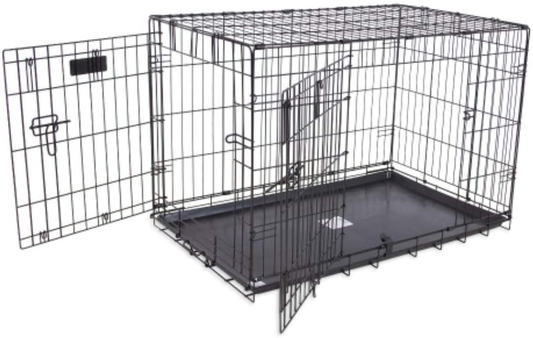 PRECISION PET Provalu Wire Dog Crate Animals & Pet Supplies > Pet Supplies > Dog Supplies > Dog Kennels & Runs Precision Pet Products 48" x 30" x 32"  