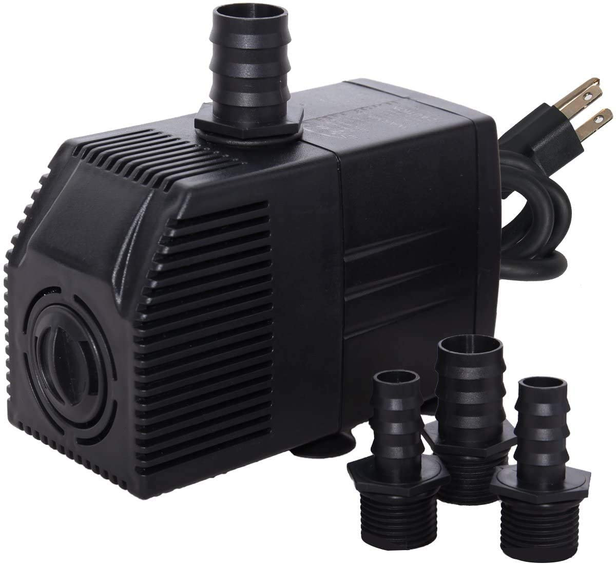 Simple Deluxe Submersible Water Pump for Fish Tank, Hydroponics, Aquaponics, Fountains, Ponds, Statuary, Aquariums & Inline, Black Animals & Pet Supplies > Pet Supplies > Fish Supplies > Aquarium & Pond Tubing Simple Deluxe 290 GPH  