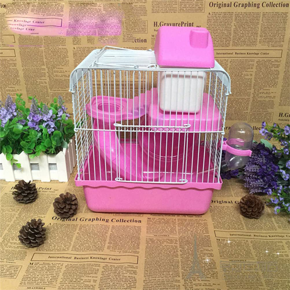 VOSAREA Hamster Cage Gerbil Haven Habitat Small Animal Cage Includes Play Slide Exercise Wheel Hamster Hide- Out Water Bottle (Light Blue) Animals & Pet Supplies > Pet Supplies > Small Animal Supplies > Small Animal Habitats & Cages VOSAREA   