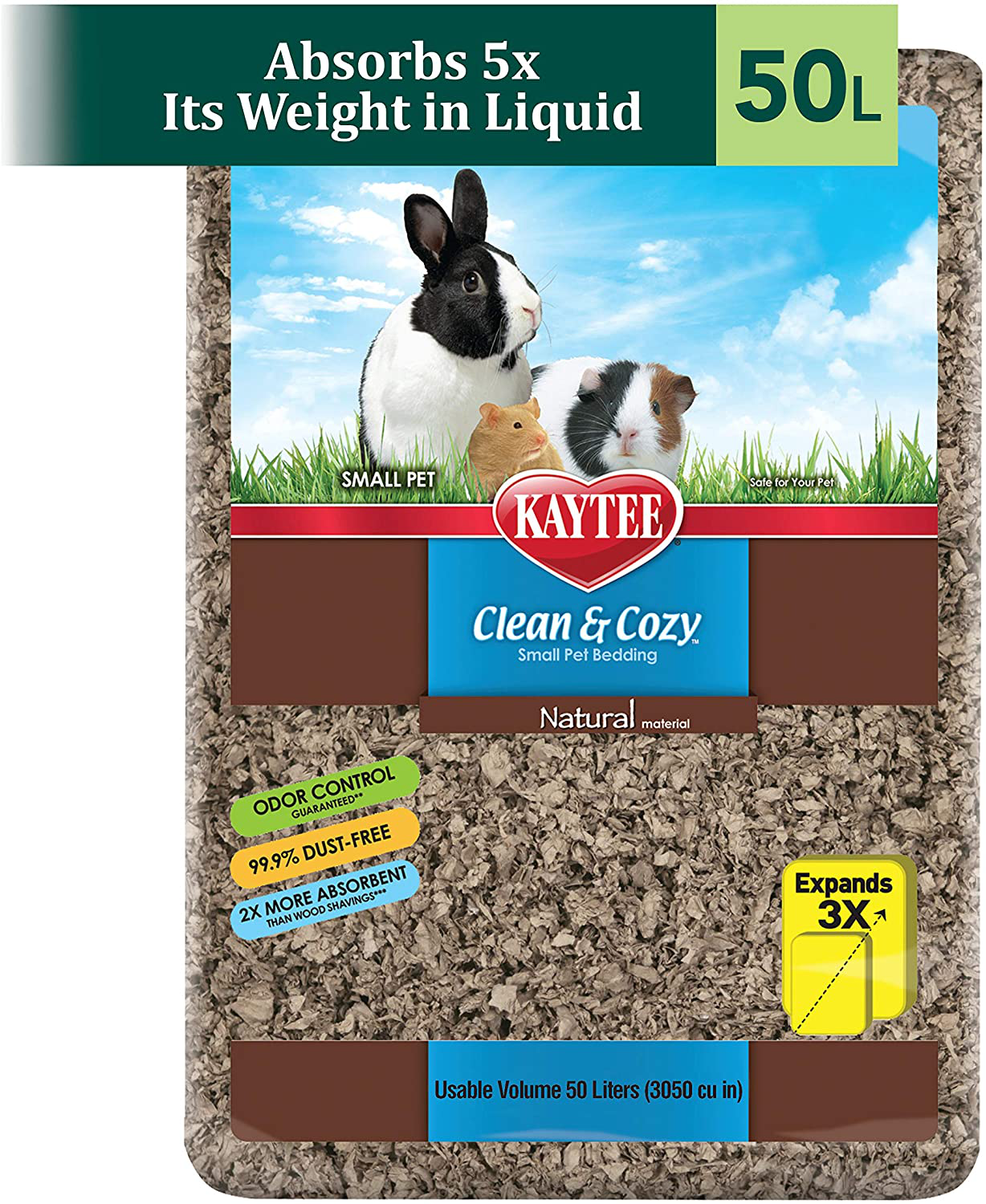 Kaytee Clean & Cozy Natural Small Animal Pet Bedding Animals & Pet Supplies > Pet Supplies > Small Animal Supplies > Small Animal Bedding Kaytee   