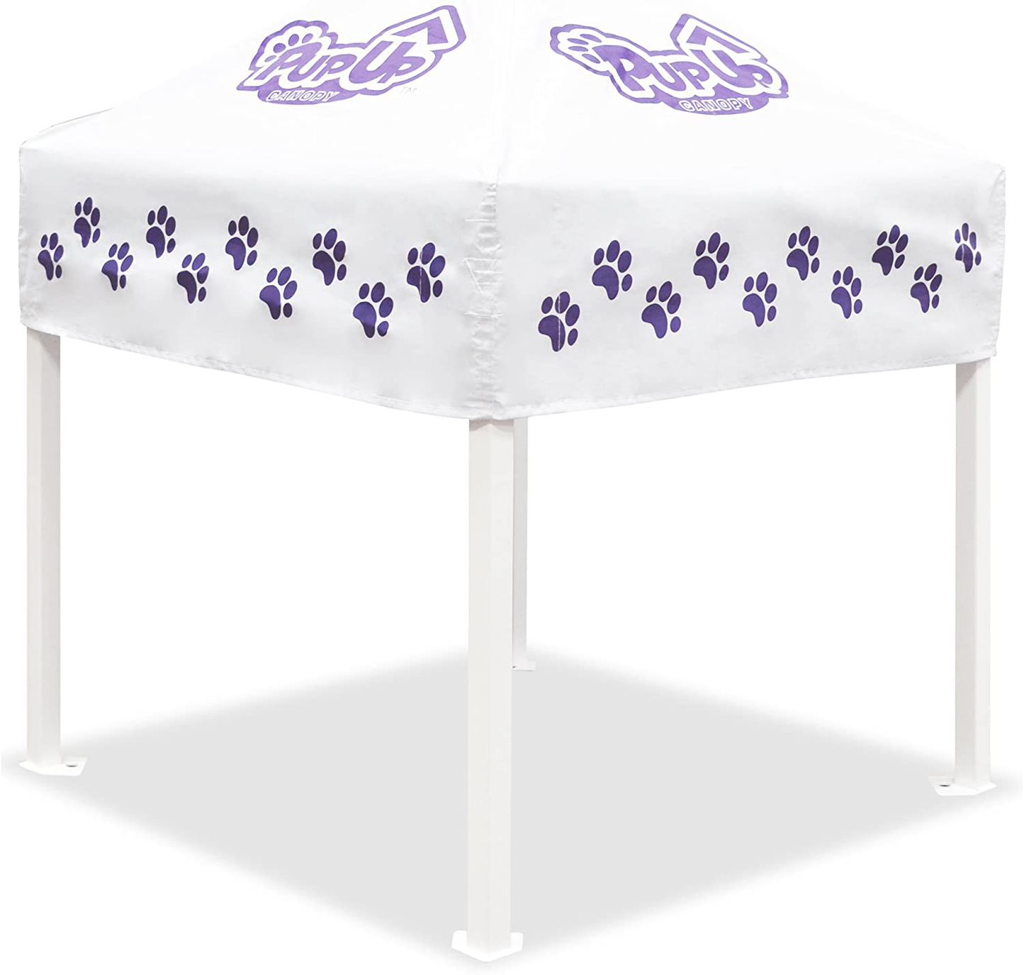Caravan Canopy PUP02010 Pupup Canopy Instant and Portable Shelter, White/Purple, Small Dog House Animals & Pet Supplies > Pet Supplies > Dog Supplies > Dog Houses Caravan Canopy   