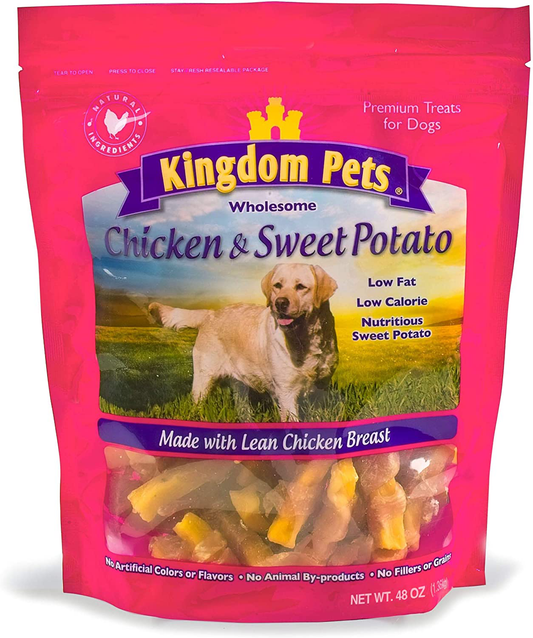 Kingdom Pets Jerky Twists Chicken & Sweet Potato Animals & Pet Supplies > Pet Supplies > Dog Supplies > Dog Treats GlobalinxPet LLC   