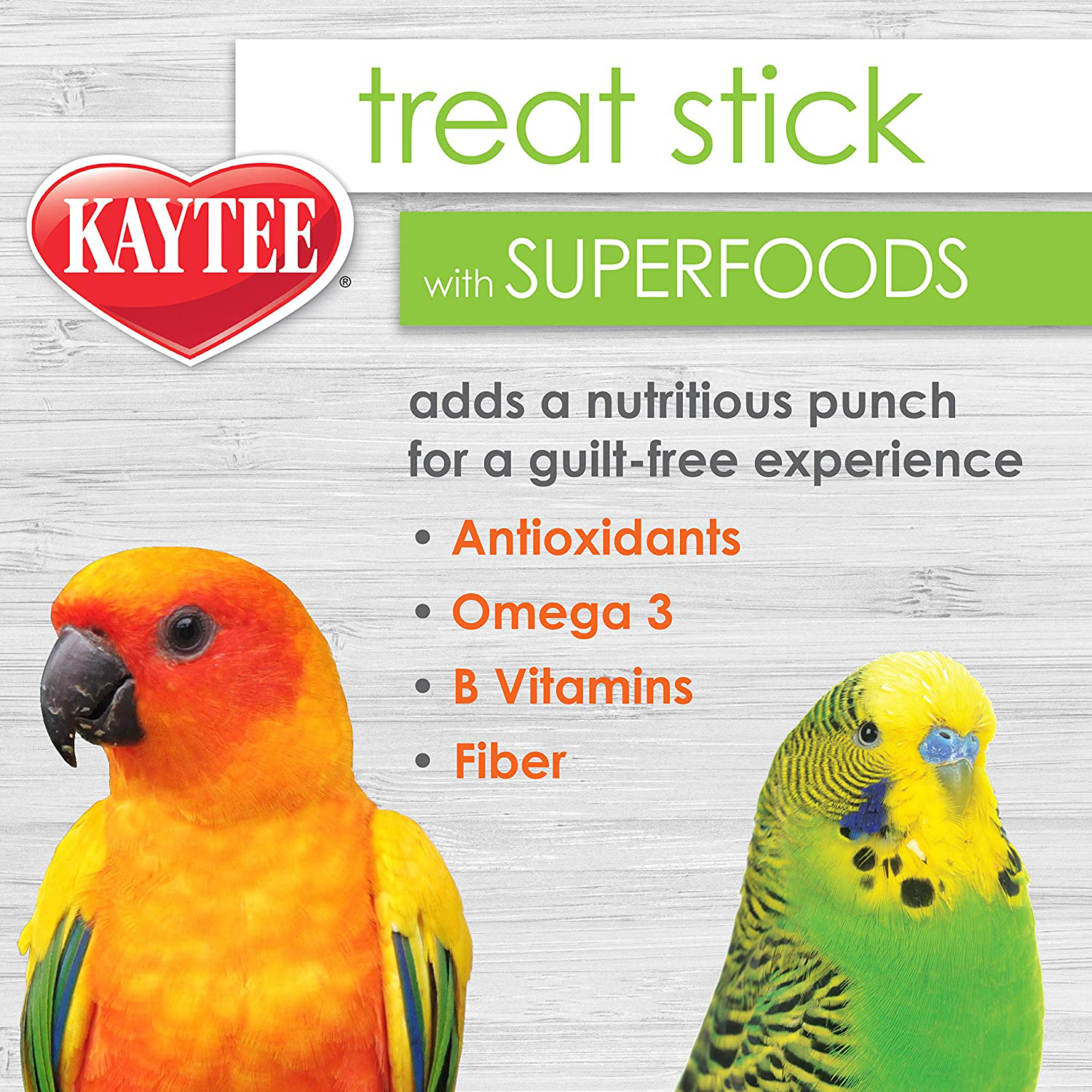 Kaytee Avian Superfood Treat Stick Spinach & Kale 5.5Oz Animals & Pet Supplies > Pet Supplies > Bird Supplies > Bird Treats Kaytee   