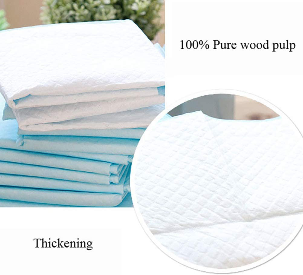 Kathson Rabbits Disposable Diaper Cage Pad Super Absorbent Healthy Cleaning Underpads for Guinea Pigs,Hedgehogs, Hamsters, Chinchillas, Cats, Reptiles and Other Small Animals(50 PCS Blue) Animals & Pet Supplies > Pet Supplies > Small Animal Supplies > Small Animal Bedding kathson   