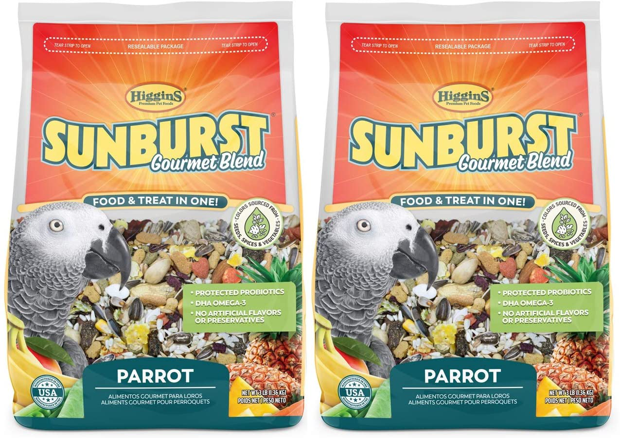 Higgins Sunburst Gourmet Blend Parrot Food with Protein Egg Food (Pack of 2) Animals & Pet Supplies > Pet Supplies > Bird Supplies > Bird Treats Higgins   