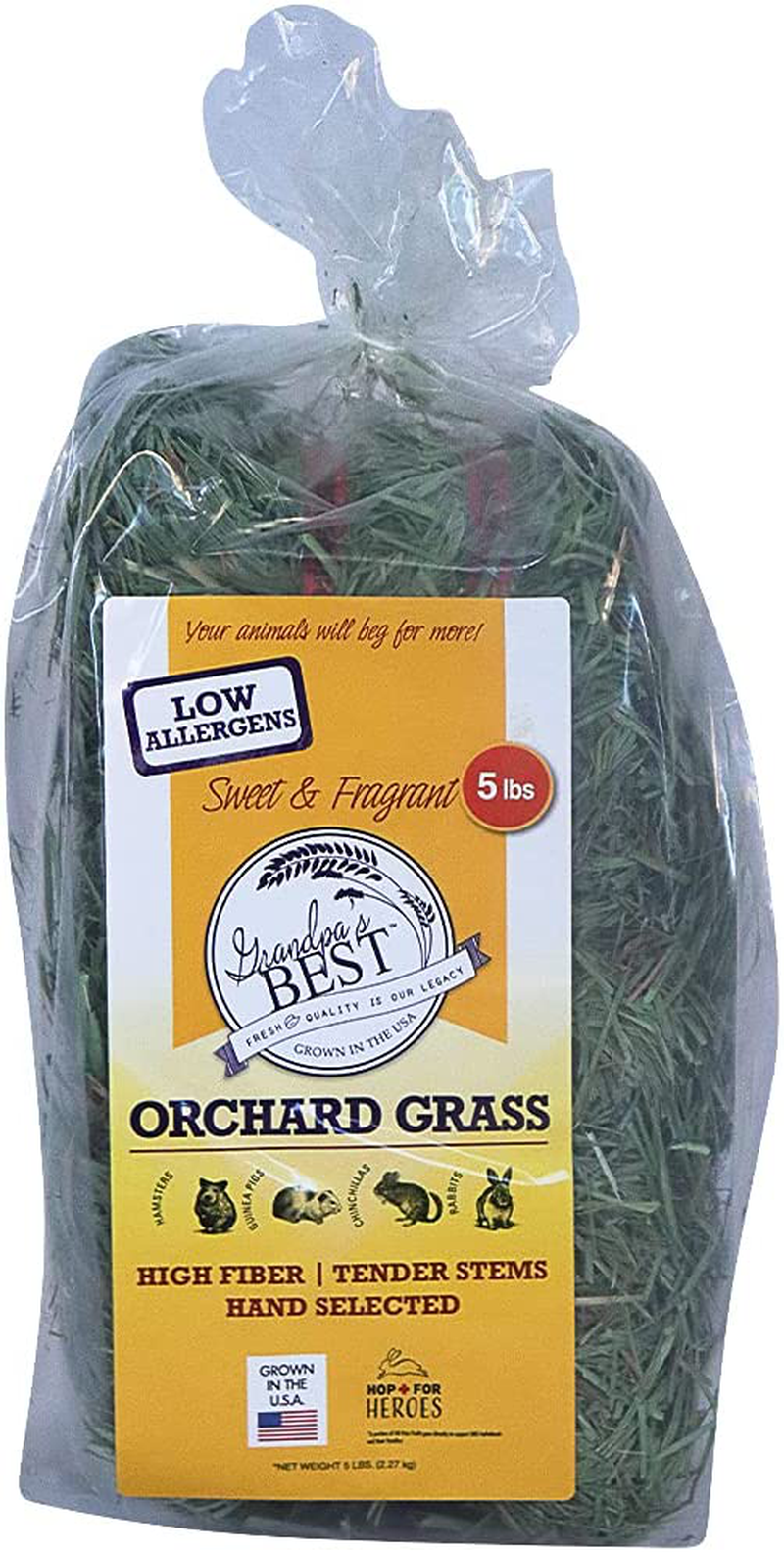 Grandpa'S Best Orchard Grass Bale Animals & Pet Supplies > Pet Supplies > Small Animal Supplies > Small Animal Food Grandpa's Best 5 lb  