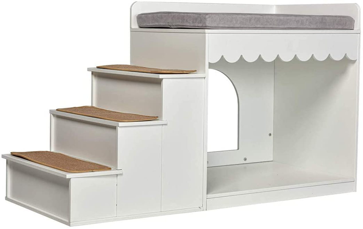 Multifunction Indoor Dog Pet Multi Level Bed Window Perch Seat
