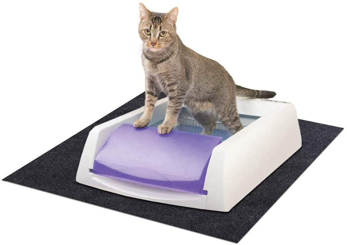 Under the Cat Litter Boxes Mat,Pee Mat,Absorbent Felt Fabric Material,Anti-Slip Waterproof Layer,Reusable,Washable (Mat:36Inches X 30Inches) Animals & Pet Supplies > Pet Supplies > Cat Supplies > Cat Litter Box Mats KALASONEER Mat:24inches x 36inches  