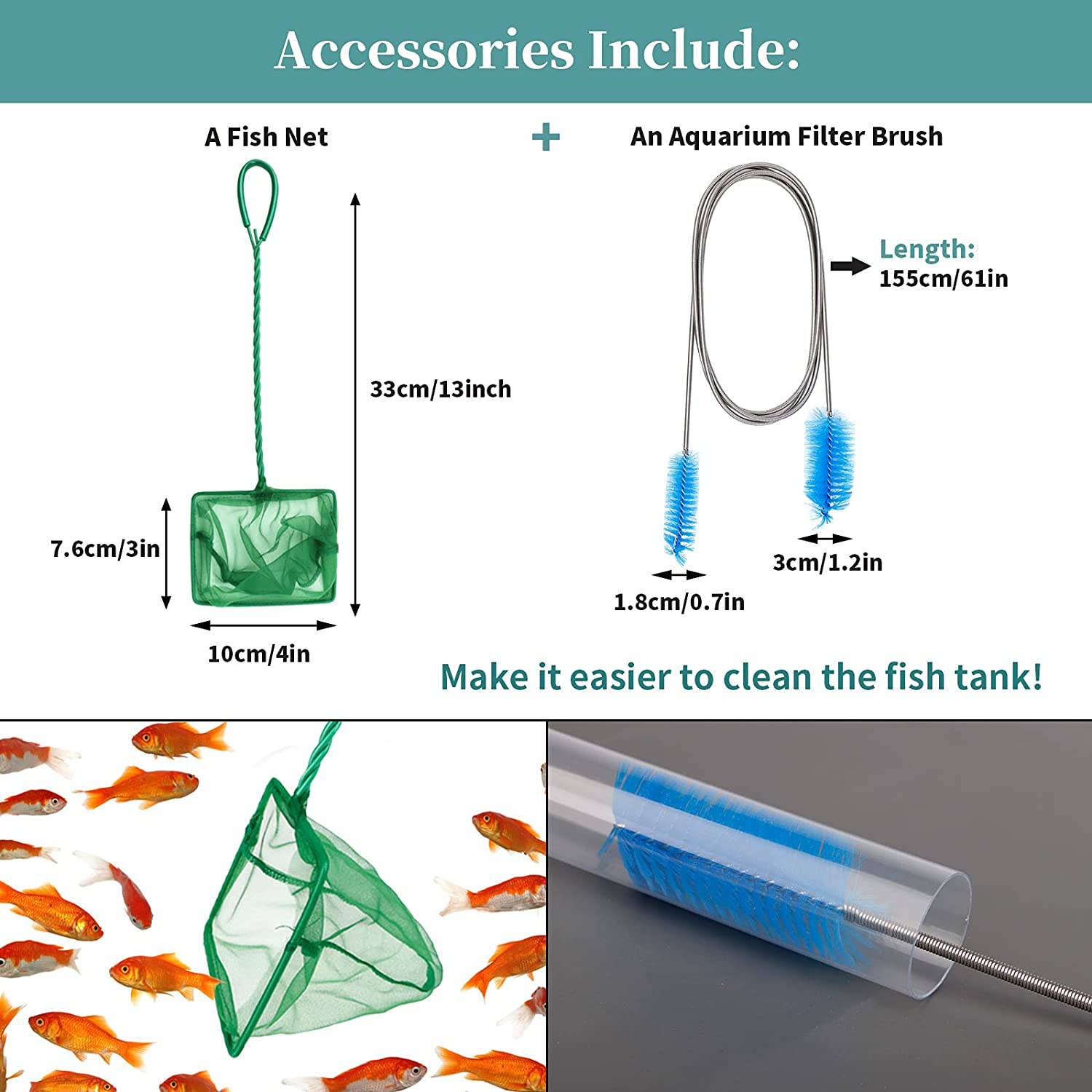Useekoo Aquarium Gravel Cleaner Fish Tank Cleaner Kit, Long Nozzle Water Changer with Water Flow Control Air Pressing Button for Water Changing and Gravel Cleaning Animals & Pet Supplies > Pet Supplies > Fish Supplies > Aquarium Cleaning Supplies Useekoo   