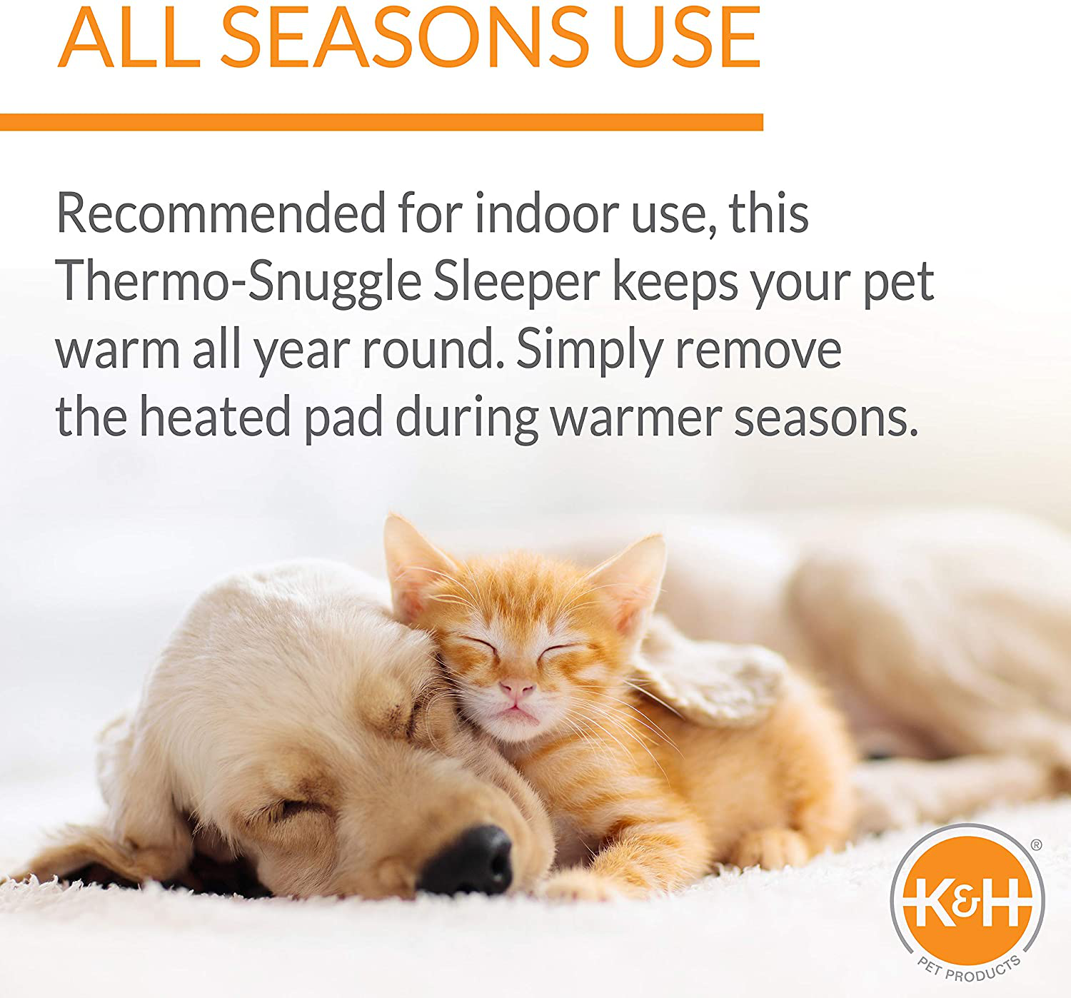 K&H PET PRODUCTS Heated Thermo-Snuggly Sleeper Indoor Pet Bed for Dogs, Multiple Sizes Animals & Pet Supplies > Pet Supplies > Cat Supplies > Cat Beds K&H PET PRODUCTS   