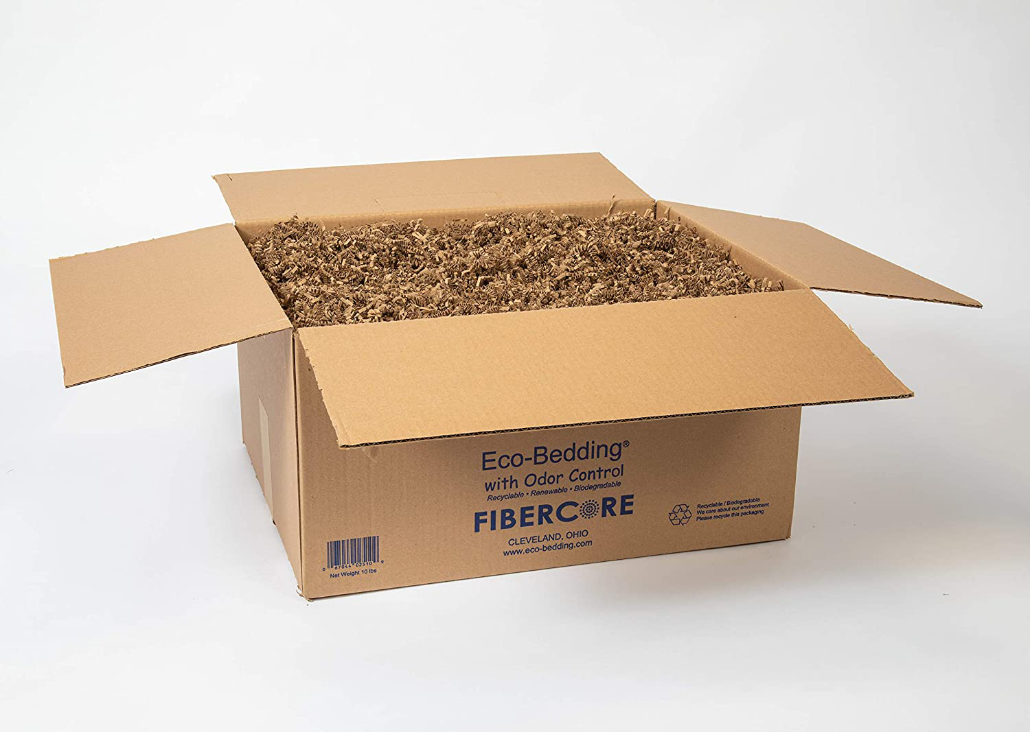 ECO BEDDING Fibercore Odor Control, 10 Lb, Box Brown Animals & Pet Supplies > Pet Supplies > Small Animal Supplies > Small Animal Bedding FiberCore LLC Eco-Bedding 10lb Odor Control   