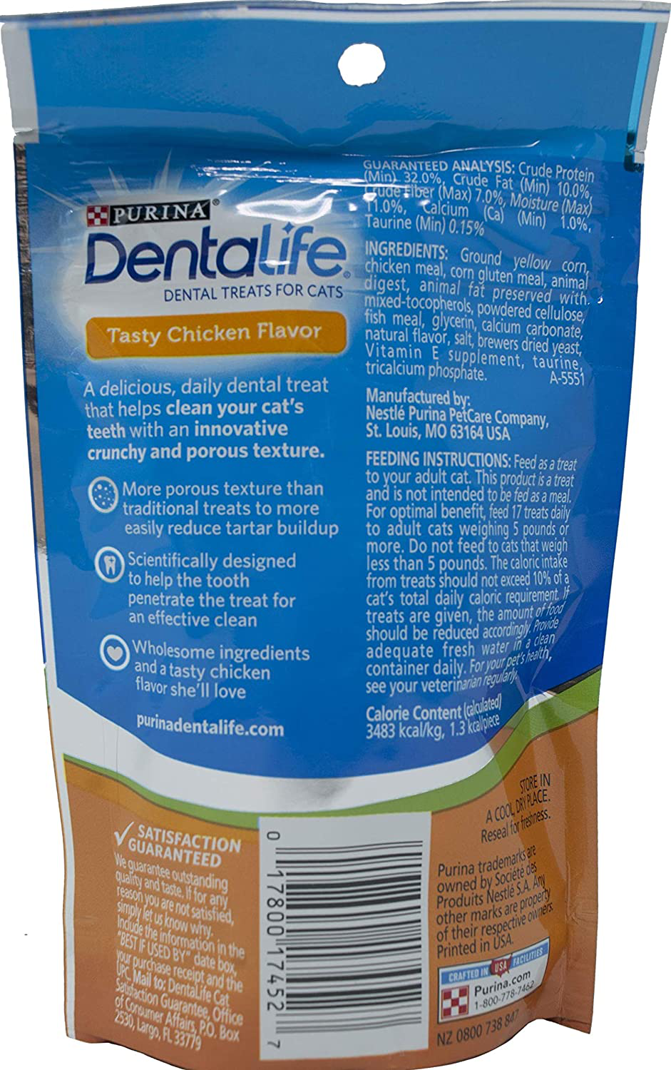 Purina Dentalife Dental Cat Treats 2 Flavor 4 Pouch Variety, 2 Each: Tasty Chicken, Savory Salmon (1.8 Ounces) | plus 2 Catnip Toys Bundle Animals & Pet Supplies > Pet Supplies > Cat Supplies > Cat Treats Purina Dentalife Bundle   