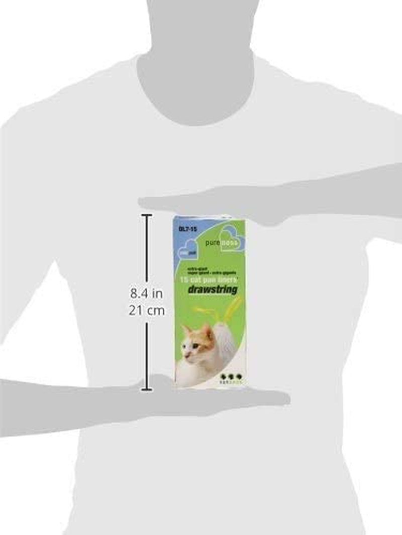 Van Ness DL715 Pureness Extra Giant Drawstring Cat Pan Liner, 45-Count (3 X 15 Count Boxes) Animals & Pet Supplies > Pet Supplies > Cat Supplies > Cat Litter Box Liners Van Ness   