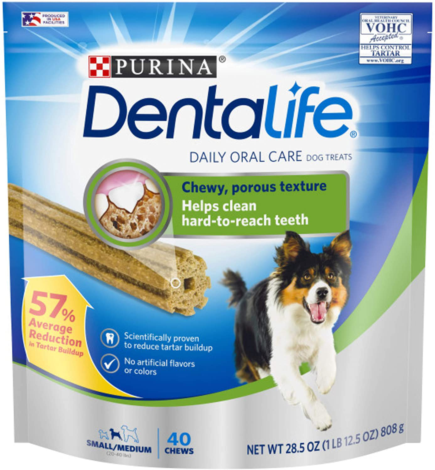 Purina Dentalife Daily Oral Care Small/Medium Adult Dental Dog Chew Treats Animals & Pet Supplies > Pet Supplies > Dog Supplies > Dog Treats Purina DentaLife 40 Treats  