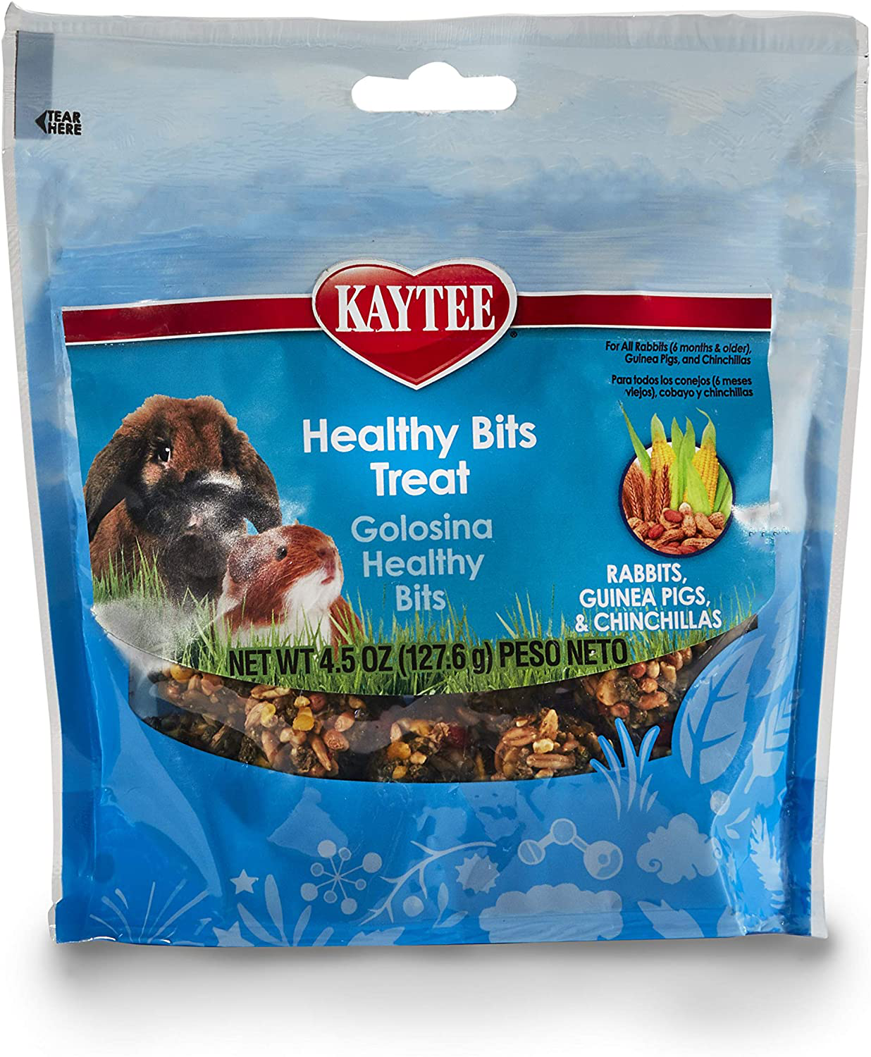 Kaytee Healthy Bits Treat Rabbit and Guinea Pig 4.5 Oz Animals & Pet Supplies > Pet Supplies > Small Animal Supplies > Small Animal Treats Kaytee   