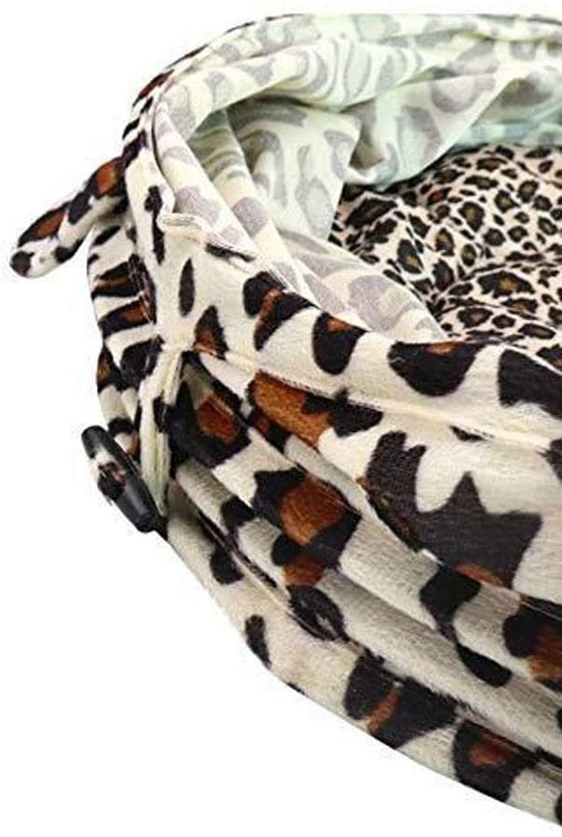 Beds Pet Cat House Cat Warm Pet Cave Tent Puppy Dog Kennel Winter Breathable Leopard Print Style Run-Anmy 20200324
