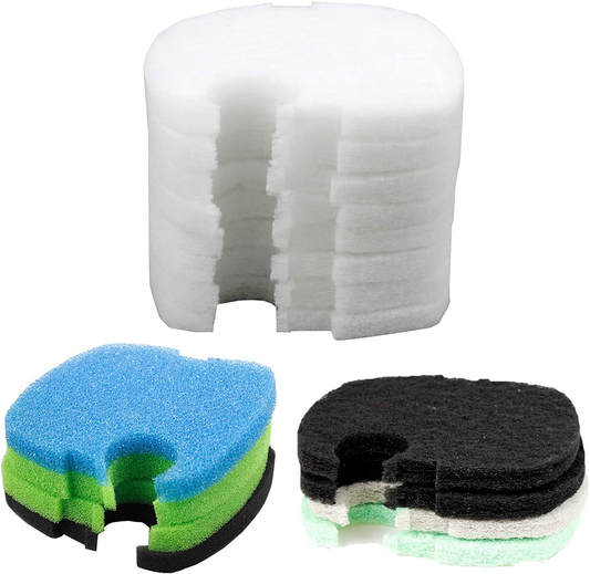 AQUANEAT Replacement Filter Pads Compatible to Canister SUNSUN HW-304B/404B/704B/3000 CF500 Activated Carbon/Phosphate/Ammonia Aquarium Fish Filter Media Animals & Pet Supplies > Pet Supplies > Fish Supplies > Aquarium Filters AQUANEAT   