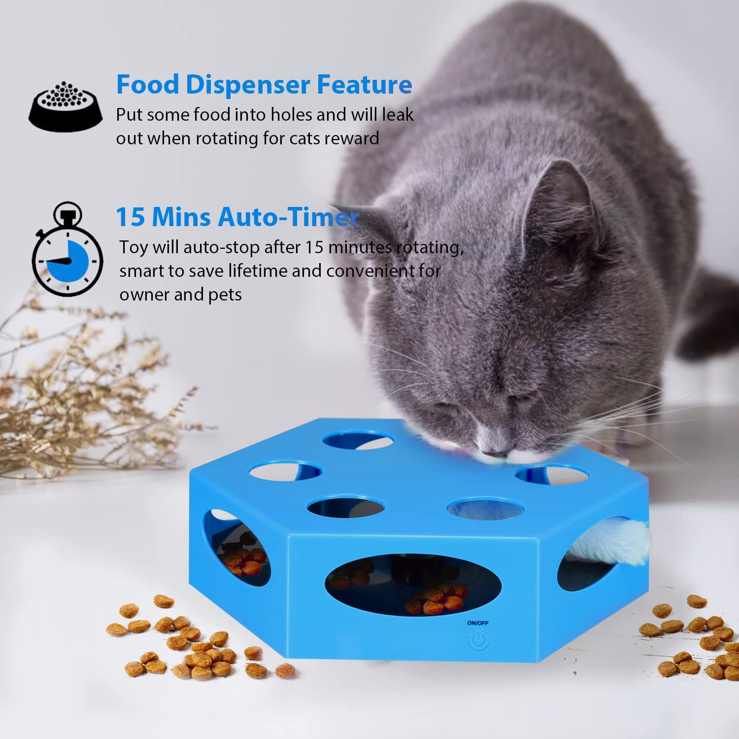 Interactive Toy Cat Food, Interactive Toys Ball Cats