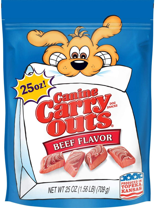 Canine Carry Outs Dog Treats Animals & Pet Supplies > Pet Supplies > Dog Supplies > Dog Treats Canine Carry Outs beef 25 Ounce (Pack of 1) 