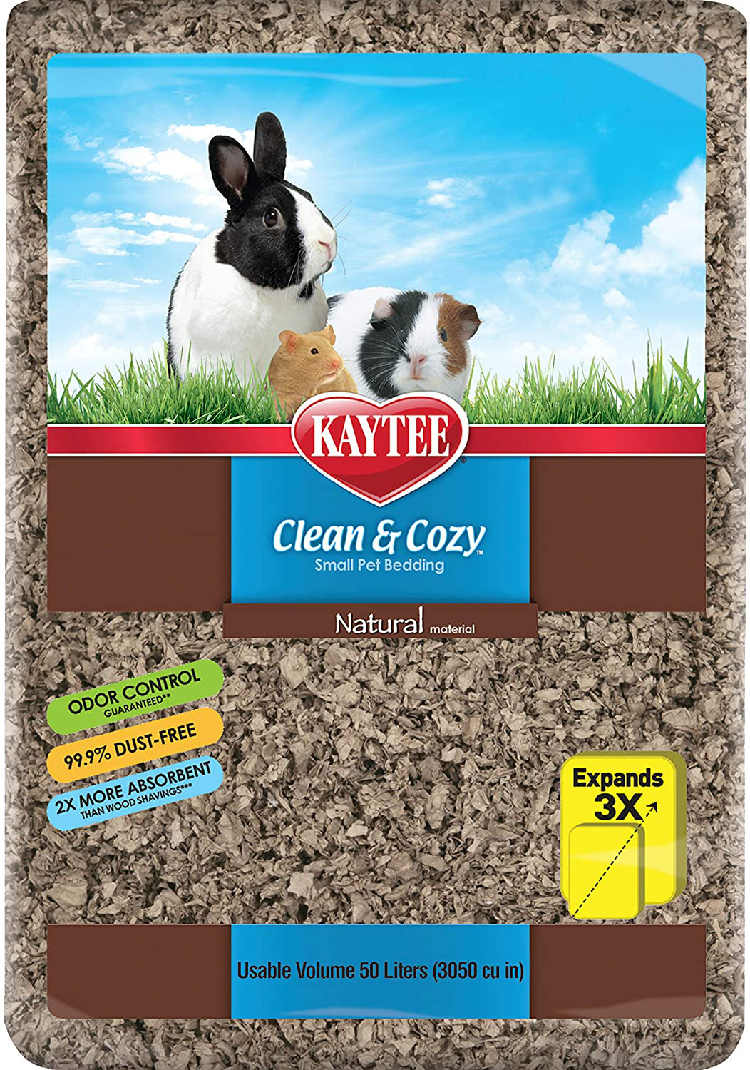 Kaytee Clean & Cozy Natural Small Animal Pet Bedding Animals & Pet Supplies > Pet Supplies > Small Animal Supplies > Small Animal Bedding Kaytee   