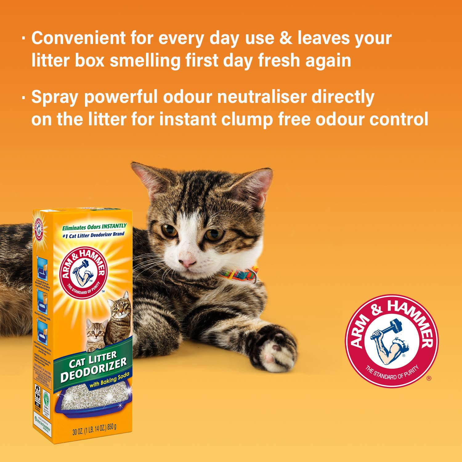 ARM & Hammer Cat Litter Deodorizer Animals & Pet Supplies > Pet Supplies > Cat Supplies > Cat Litter Arm & Hammer   