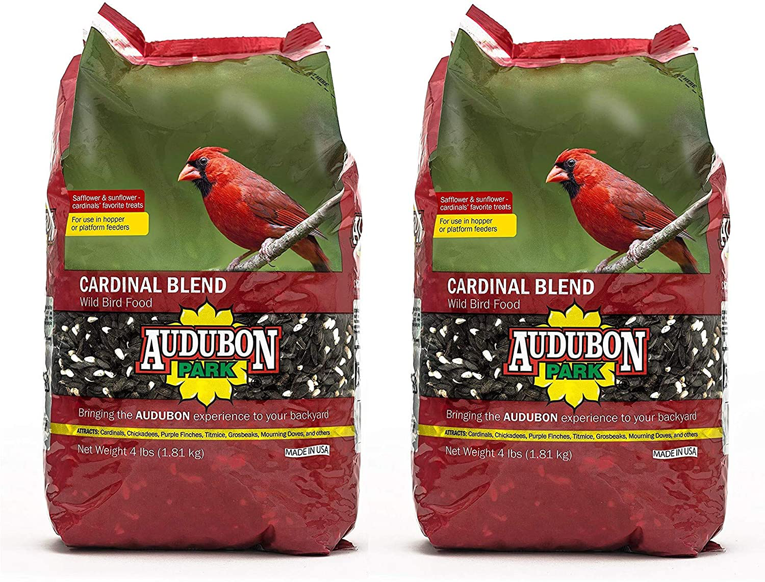 Aududon Park 12231 Cardinal Blend Wild Bird Food, 4-Pounds (2) Animals & Pet Supplies > Pet Supplies > Bird Supplies > Bird Food Audubon Park   